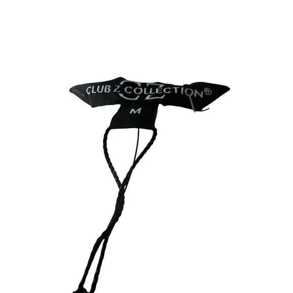 Club Z Collection White button front beach coverup size M - Picture 7 of 11